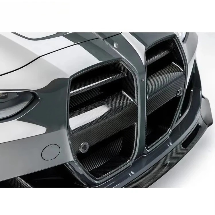 V Type Dry Carbon Fiber Front Grille for  M3 G80/M4 G82